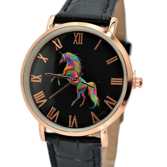 Women's Unicorn Fashion Lucky Gift Amulet Watch, 6.5mm Ultra-Thin. - Picture 2 of 3
